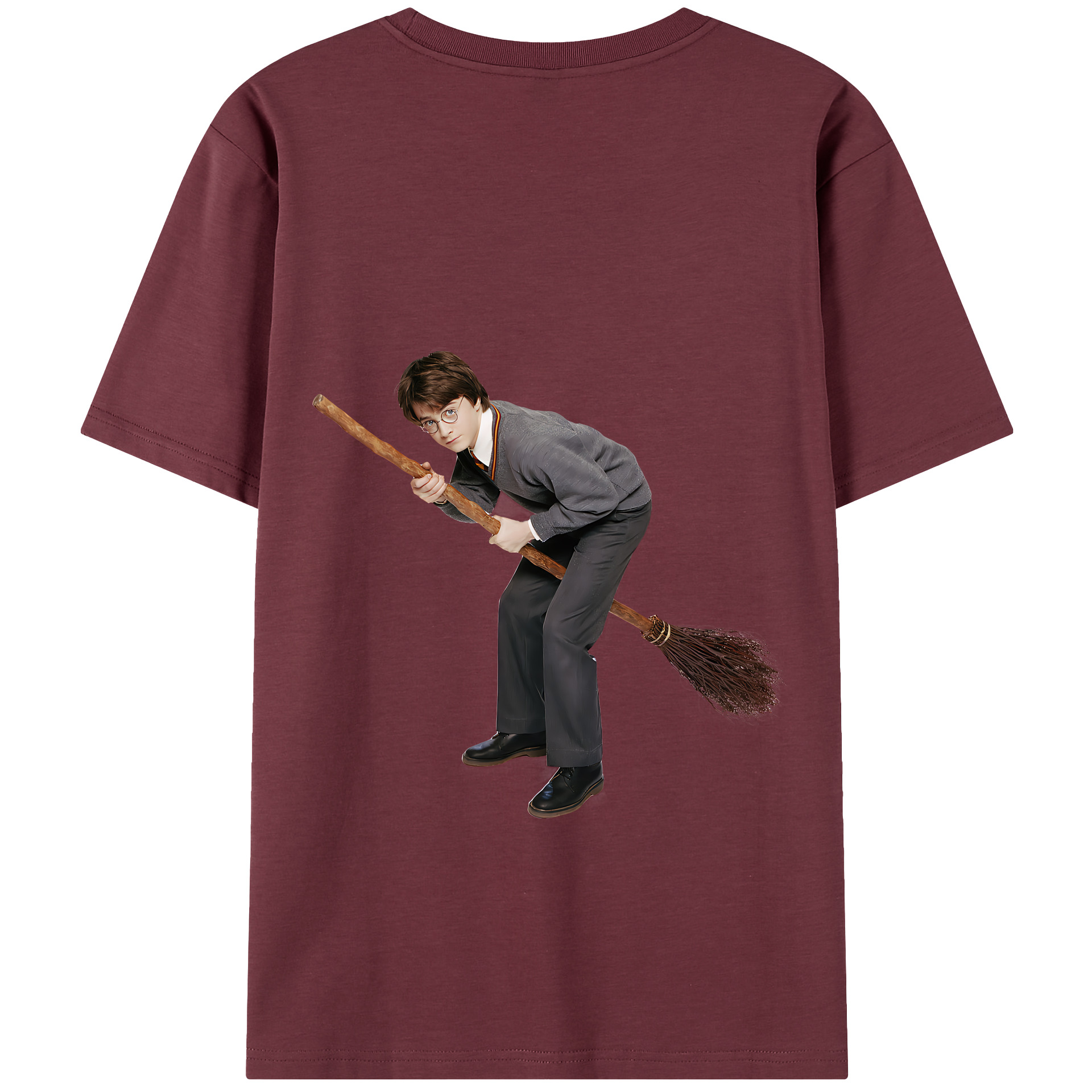 （画像用） Harry Potter ハリー・ポッターシリーズ 綿100％半袖Tシャツ（背面プリント）